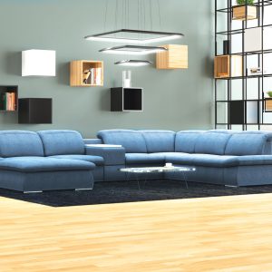 Boogie multirelax luxus u alakú kanapé